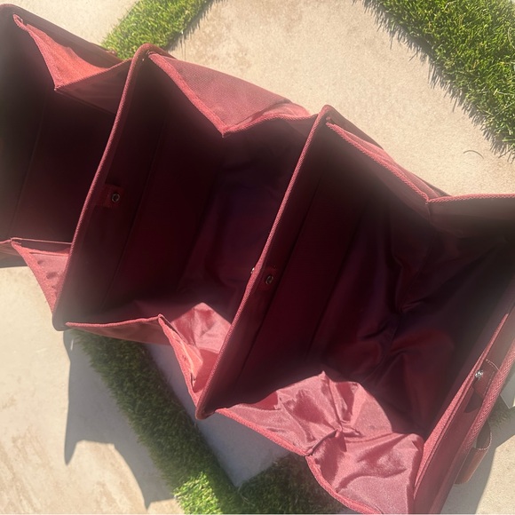 Calpak Maroon Car Organizer - Picture 3 of 6